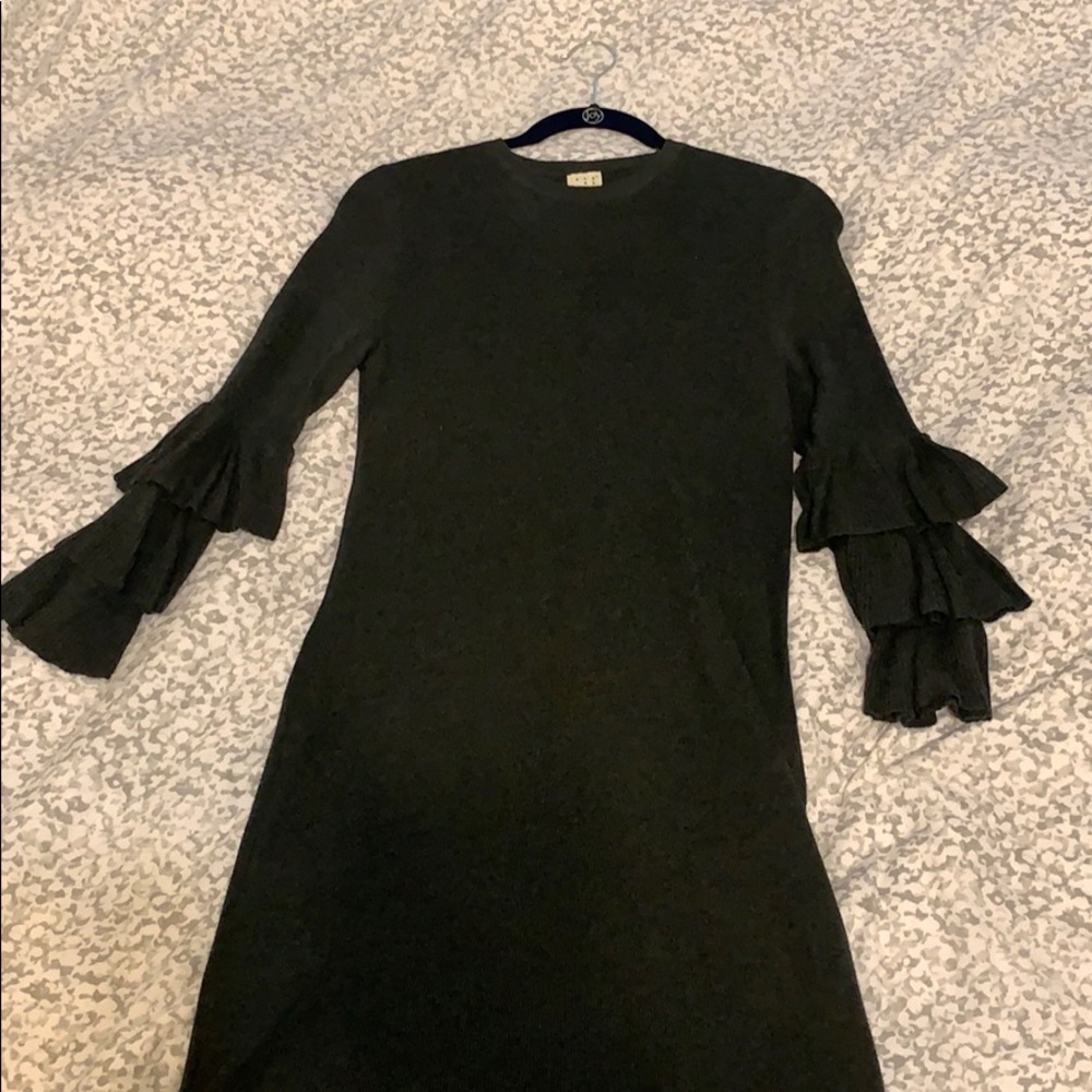 A New Day - grey sweater dress